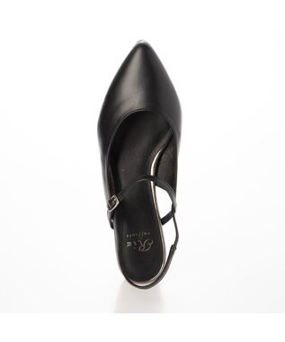 Riz raffinee バックストラップパンプス ブラック