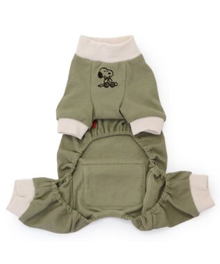 PET PARADISE スヌーピー  プレミアムペティヒート ねむ ロンパース 中型犬 -