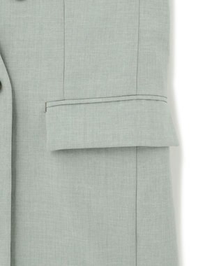 ICB 【洗える】 ハイツイストドライストレッチ ノーカラージレ ジェイドグレー系