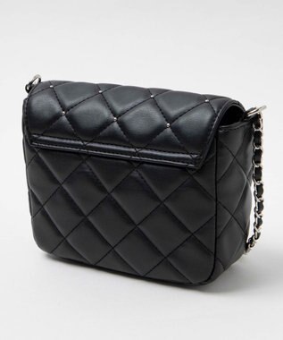 WEGO スタッズ付きキルティングショルダー ブラック