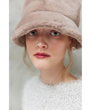 TOCCA 【UVカット・吸水速乾・防臭】FUR BUCKETHAT バケットハット ベージュ系