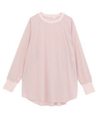 CRAFT STANDARD BOUTIQUE リブ切替ラグランチュニック Pink