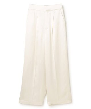 uncrave アセテートヴィンテージサテン ワイドパンツ