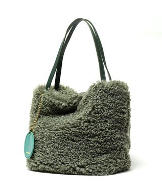 Regalo Felice 【軽くて肩にも掛けやすい / エコファー】トート / REGALO GR(グリーン）