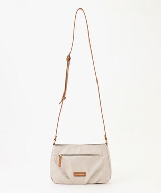 LA BAGAGERIE シャドージャカード ショルダーバッグ アイボリー