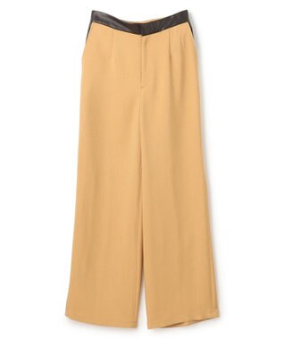 BEIGE， ALAIN / ワイドパンツ Camel × Brown