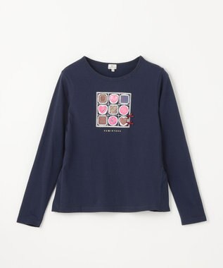 組曲 KIDS 【150-160㎝】チョコレートボックス Tシャツ ブルーベリー系