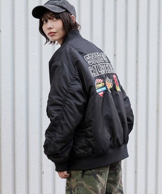 WEGO 【ユニセックス着用ITEM】パテッドワッペンMA－1 ブラック