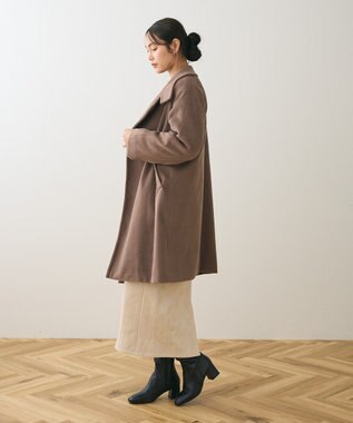 Green Parks スタンドロングコート Mocha