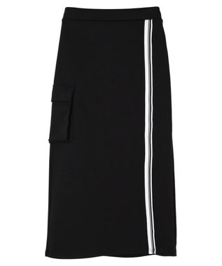 AMERICAN HOLIC サイドラインタイトスカート Black