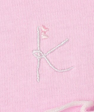 組曲 KIDS 【110-140㎝】ティアードフラワー チュニック ピンク