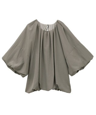 Green Parks ・ＥＬＥＮＣＡＲＥ　ＤＵＥ　バルーンブラウス Gray