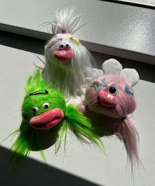 WEGO コギャルモンスターぬいキーホルダー グリーン