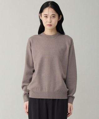 UNFILO MENS 【OCEANS YouTube 掲載/男女兼用】スムースシルキーニット モカ