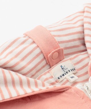 組曲 KIDS 【80-90cm】セーラーボーダー パーカー ピンク系