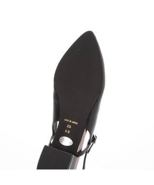 Riz raffinee バックストラップパンプス ブラック