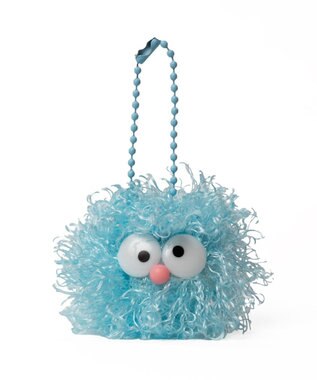 WEGO ミニポワポワモンスターぬいぐるみキーホルダー ブルー