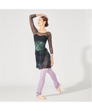 Chacott 巻きスカート コバルトブループリント