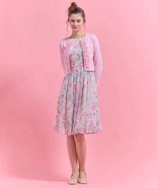 TOCCA FRILL UTOPIA カーディガン ピンク系