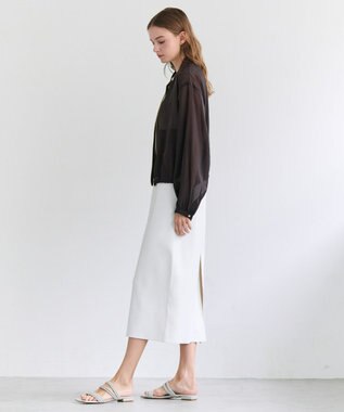 BEIGE， SERAPHIN / ライトシアーギャザー ブルゾン Bordeaux