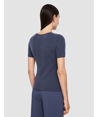 JOSEPH 【洗える】ライトピュアカシミヤ　ニットTシャツ Harbour