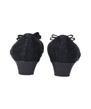 Bridget Birkin ＜3E＞【Bridget Birkin Walk】リボンウォーキングパンプス ブラック雑材