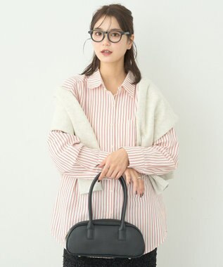 earth music&ecology サッカーストライプシャツ