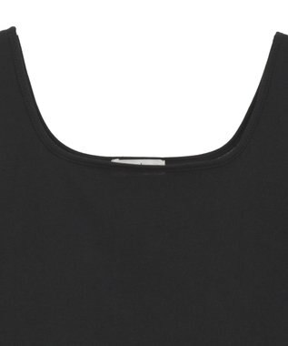 earth music&ecology コットンレースヘムインナー Black