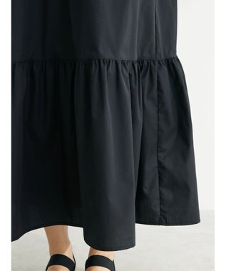 Green Parks ・ＥＬＥＮＣＡＲＥ　ＤＵＥ　バンドカラーワンピース Black