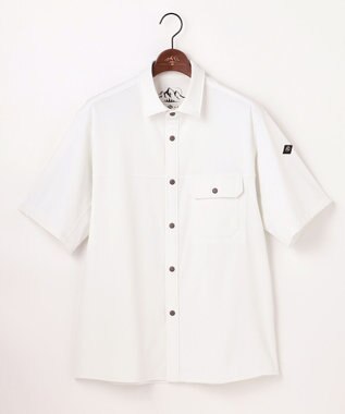 JOSEPH ABBOUD MOUNTAIN 【UVカット/接触冷感】SOLAMENT トリコットメッシュ 半袖 シャツ