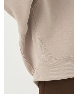 earth music&ecology ハーフＺＩＰ裏起毛プルオーバー Pink Beige