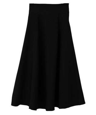 earth music&ecology バックレースアップスカート Black