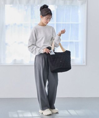 ROOTOTE 3634【A4収納】SN.ラウンド.ミリタリーキルト-A 03：ブラック