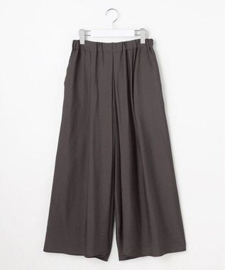 自由区 S 【カタログ掲載・ご好評アイテム・累計2500本・新色追加・ウエストゴム・セットアップ対応】エアリーツイルキュロット パンツ ［新色］ブラウン