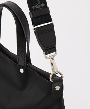 russet 《WEB限定》クラウズナイロン2wayトートバッグ(CE-1501-WEB) Black