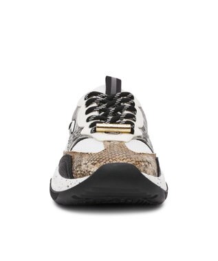 STEVE MADDEN PREMIO 異素材ミックスボリュームスニーカー ブロンズ