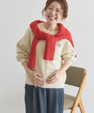 AMERICAN HOLIC 【BEVERLY HILLS POLO CLUB】ニットカーディガン Ivory