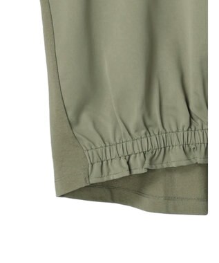 Green Parks 前ゴムドッキングカットプルオーバー Light Khaki