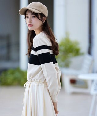 Tiaclasse も​こも​こブークレキャップ アイボリー