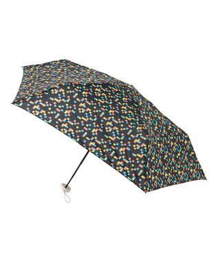 MOONBAT 【超コンパクト/晴雨兼用】Miracle Tech(ミラクルテック) 折りたたみ傘 コンパクト モザイク ブラック