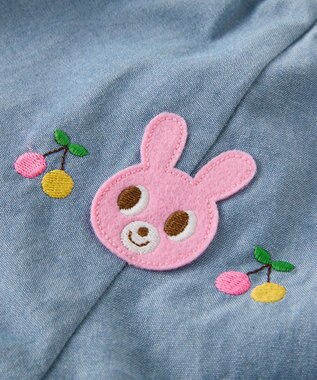 MIKI HOUSE HOT BISCUITS 【70-90cm】ダンガリー素材 ブルマ ピンク