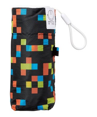 MOONBAT 【超コンパクト/晴雨兼用】Miracle Tech(ミラクルテック) 折りたたみ傘 コンパクト モザイク ブラック