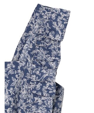 earth music&ecology 隠れウサギ柄ビスチェ Navy