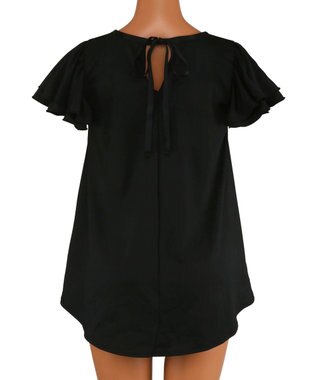 San-ai Resort（三愛水着楽園） 【VERYコラボ商品】　カップ付きトップス単品　M　【Reir（レイール）】 ブラック