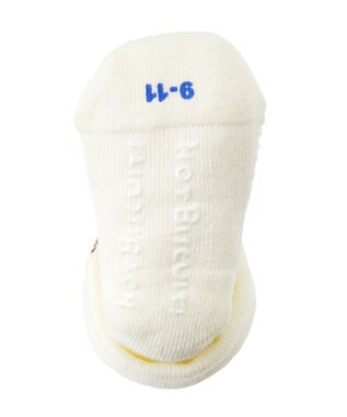 MIKI HOUSE HOT BISCUITS 【9-11cm】 ベビーソックス　アーガイル柄 アイボリー