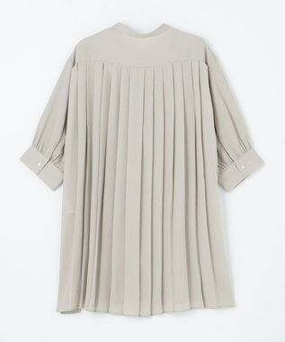 ANY バックプリーツシャツ グレー