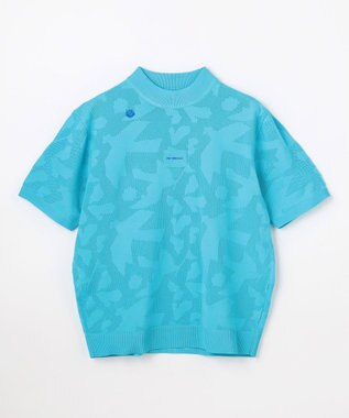 PW CIRCULUS 【MEN】ＤＯＶＥモチーフ ニットモックネック ゴルフ