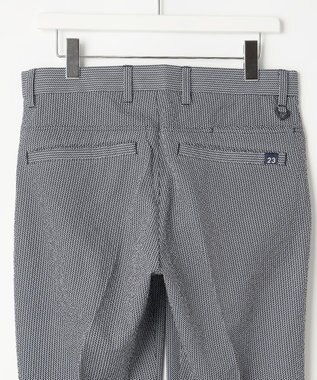 23区GOLF 【MEN】【撥水/ストレッチ】ミニヘリンボンパンツ ネイビー系5