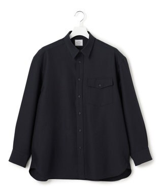 J.PRESS YORK STREET 【UNISEX】2WAY 羽織シャツ ネイビー系