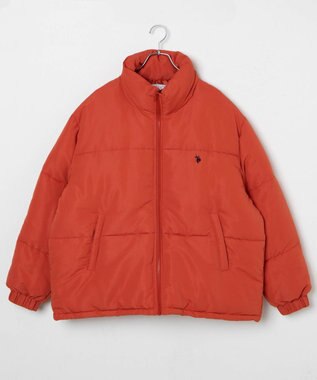 WEGO 【WEB限定/Sサイズ新登場/お気に入り登録者数5万人越えの大人気アイテム】U.S. POLO ASSN.別注パデッドジャケット ダークオレンジ